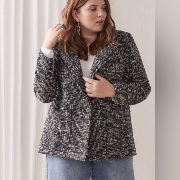 Addition Elle Jackets & Blazers - Addition Elle tweed blazer jacket NWOT